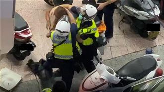 回收男嗆警遭踹壓制　引執法過當爭議