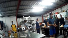 新湖分局,移工,群聚,（圖／翻攝畫面）