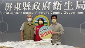 同島一命　鄭宏輝贈兩千件防護衣