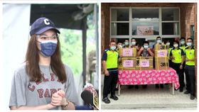 竹東分隊,物資,曾馨瑩,捐贈（圖／翻攝自臉書《竹東分隊》）