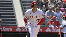 ▲大谷翔平敲出本季第32轟。（圖／美聯社／達志影像）