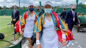 ▲詹詠然、詹皓晴無緣溫網女雙4強。（圖／翻攝自詹詠然臉書）