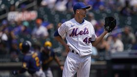 ▲狄格隆（Jacob deGrom）單場挨2轟。（圖／美聯社／達志影像）