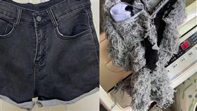 洗衣機,短褲,碎紙機,拖把(翻攝自 爆怨2公社)