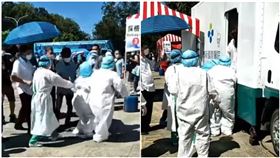 醫護,兔寶寶裝,生命,作戰,篩檢,桃機「爆料公社」