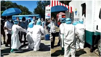 用生命作戰！醫護癱軟被扛走　網哭了