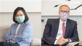 蔡英文接見美國在台協會台北辦事處處長酈英傑。（圖／總統府提供）