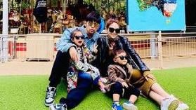 周杰倫和昆凌結婚後，生下了女兒小周周（Hathaway）及兒子Romeo。（團／翻攝自昆凌IG）