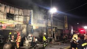 台中,太平,鐵皮工廠,祖孫,火警（圖／翻攝畫面）