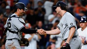 柯爾完封太空人。（圖／翻攝自洋基推特）