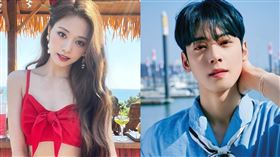 子瑜，車銀優。(圖／TWICE，ASTRO臉書）