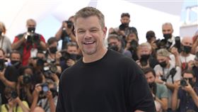 好萊塢巨星麥特戴蒙（Matt Damon）帶著自己主演的電影《Stillwater》（止水）前往坎城影展首映（圖／美聯社／達志影像）