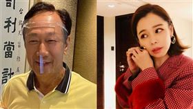 徐若瑄、郭台銘（組合圖／翻攝自徐若瑄臉書、郭台銘辦公室提供）