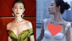 中國大陸女星倪妮瘦成排骨/1個月前後對比照/微博