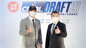 ▲統一獅選秀會胡智為蔡其昌。（圖／統一獅球團提供）