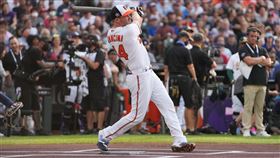 ▲曼西尼（Trey Mancini）首輪敲出24支全壘打。（圖／翻攝自MLB推特）