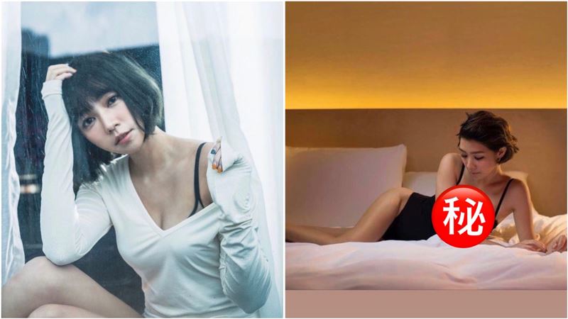 曾智希火辣私照連發！渾圓美胸全看光