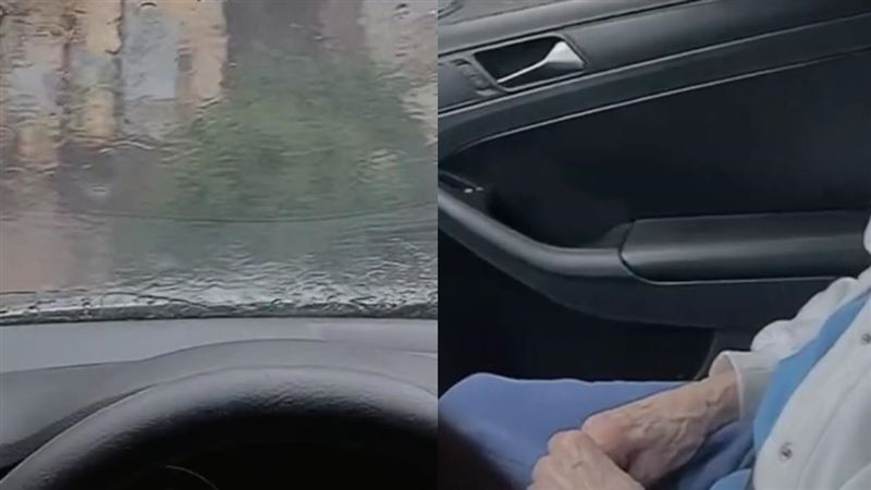 乖孫載嬤復健　大雨一下他轉頭…慘了