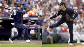 ▲大谷翔平明星賽「二刀流」寫紀錄。（圖／美聯社／達志影像）