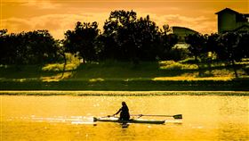 黃義婷在冬山河做賽前的最後衝刺練習（圖／翻攝自林姿妙臉書）
