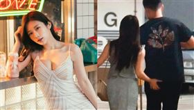 
▼▲雞排妹跟保時捷男下車進飯店，途中親暱捏了男方屁股。（圖／鏡周刊授權提供）


