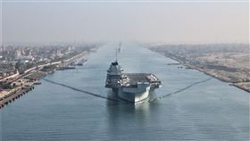 英國皇家海軍（Royal Navy）航空母艦「伊麗莎白女王號」（HMS Queen Elizabeth） 圖／翻攝自推特／HMS Queen Elizabeth