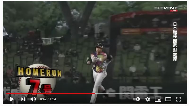 吳念庭打左投開轟3分彈　連6場安打