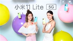 小米11 Lite 5G提供松露黑、柑橘黃、薄荷綠三種顏色（圖／小米台灣提供）