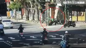 台北,大同區,郵筒,機車,撞擊,畫面（圖／翻攝畫面）