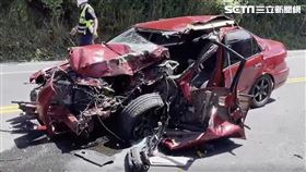 台東,花東縱谷公路,卑南鄉,追撞,垃圾車,命危（圖／翻攝畫面）