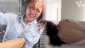 超養眼！羚小鹿美背美尻大放送　透視睡衣上演濕身秀網暴動