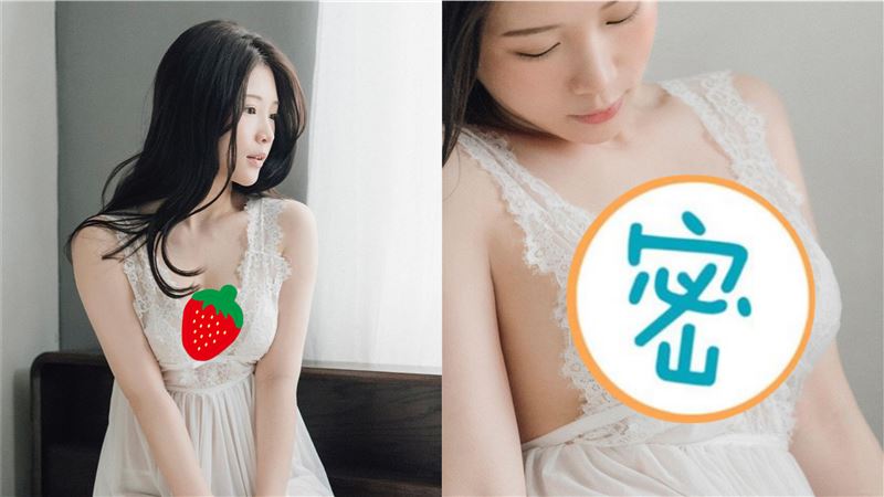 雞排妹香豔床照流出　飽滿雙球大特寫