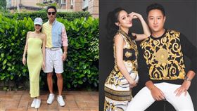 女星王思佳曬出與老公Jeo的全家福。(圖／翻攝自pinksophia0818 IG)