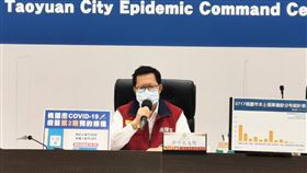 桃園,確診,鄭文燦（圖／桃園市政府提供）