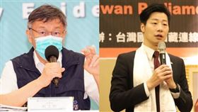 柯文哲、林昶佐（合成圖／資料照；翻攝自林昶佐臉書）
