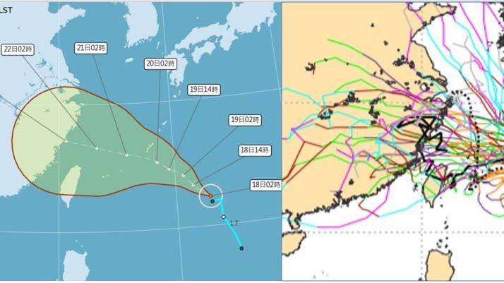 「烟花」颱風生成　這2天最靠近台灣
