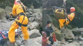 老鬼瀑布,扭傷,受困,瑞芳