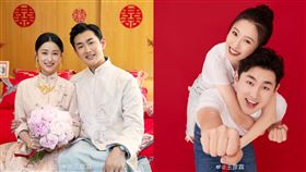 王彥霖和老婆艾佳妮從大學交往，兩人昨（16日）終於舉辦婚禮。（圖／翻攝自王彥霖微博）