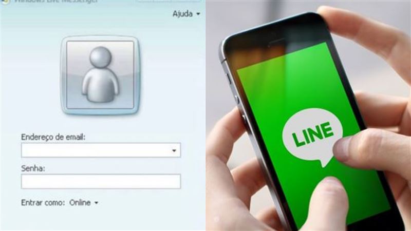 有網友感嘆，如今大家常用一句「晚安」甚至直接消失作結；反觀過去MSN Messenger時代，只要離開電腦，幾乎都會說「我要下線了，886」，充滿儀式感。（圖／翻攝自爆廢公社、LINE官網）
