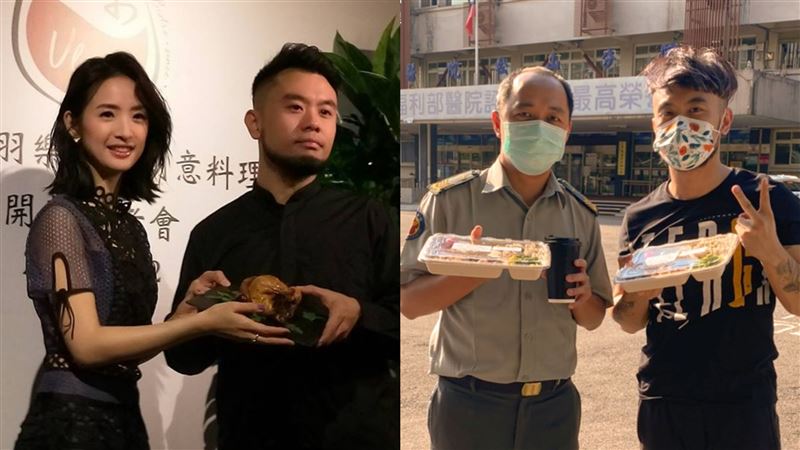 獨／妻快臨盆　林依晨弟便當挺醫護