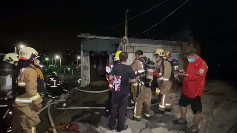 高雄大火夫妻喪命　屋內有可疑瓦斯桶