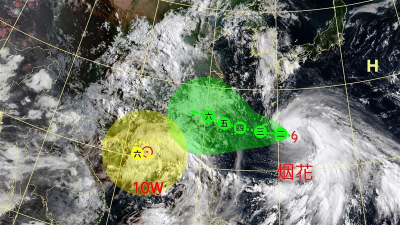 烟花颱風「慢郎中」　氣象局：估周四海上、陸上警報齊發 | 生活 | 三立新聞網 SETN.COM - Vimarsana News
