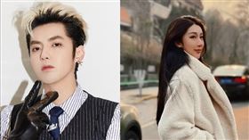 吳亦凡先前就曾被拍到疑似與都美竹前後同框。（圖／翻攝自微博）