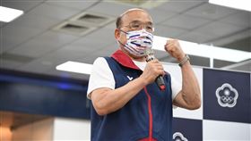 行政院長蘇貞昌19日上午歡送參加2020東京奧運會代表團。（圖／行政院提供）