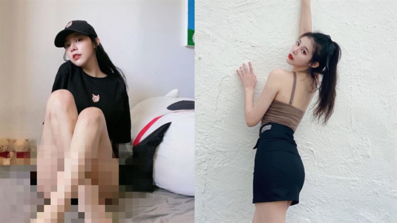 張香香腿根失守　神秘地帶被看光