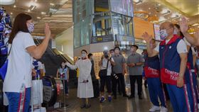 行政院長蘇貞昌19日上午歡送參加2020東京奧運會代表團。（圖／行政院提供）