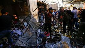 伊拉克首都驚傳自殺炸彈攻擊近30死，圖／路透社／達志影像