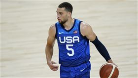 ▲拉文（Zach LaVine）暫不隨美國男籃飛往東京。（圖／美聯社／達志影像）