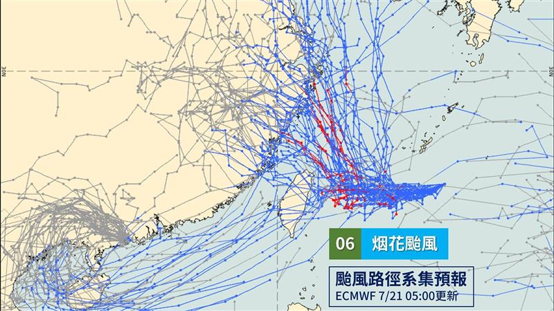 專家：烟花再修正北轉轉向角度是關鍵