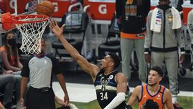 ▲「字母哥」安戴托昆波（Giannis Antetokounmpo）。（圖／美聯社／達志影像）